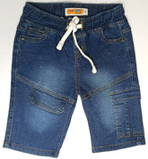 Boys denim fashion pkt short